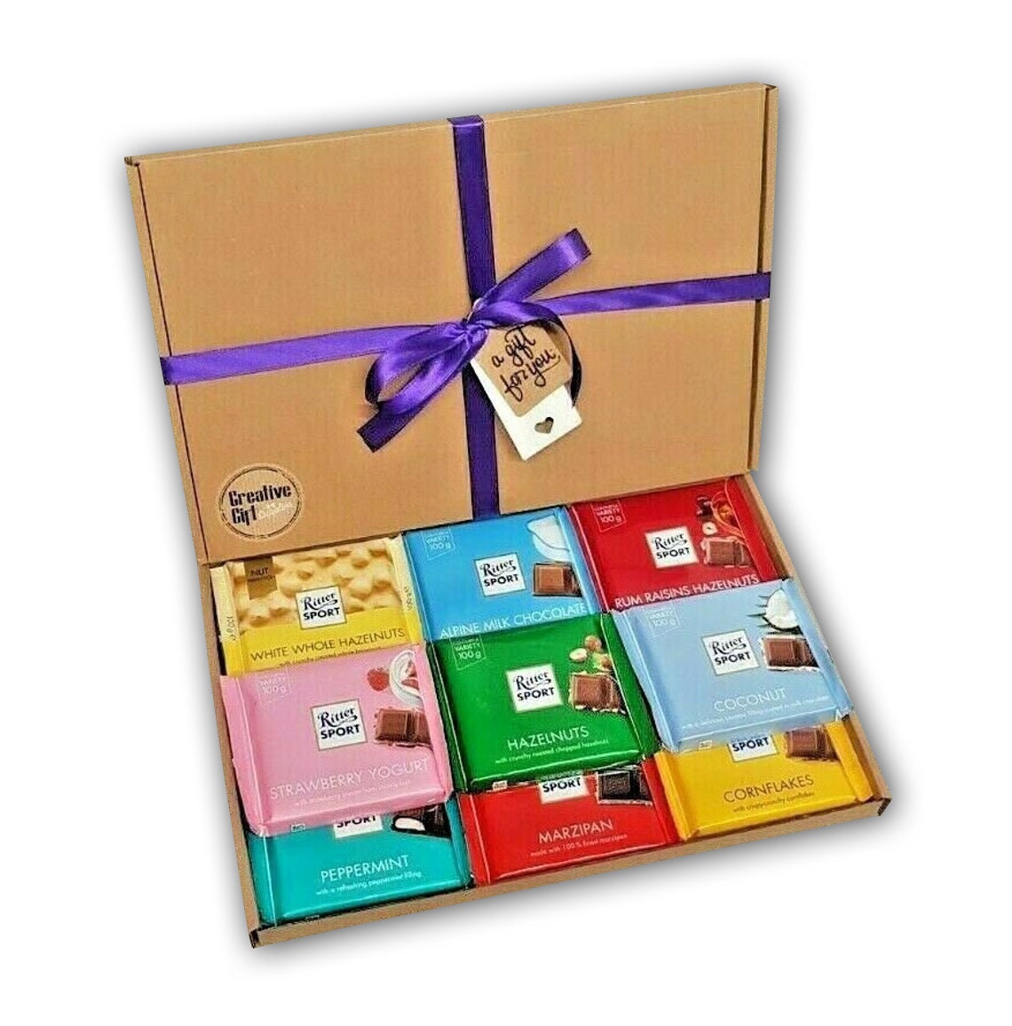 Ritter Sport Mix Chocolate Gift Box Personalised Easter Etsy UK