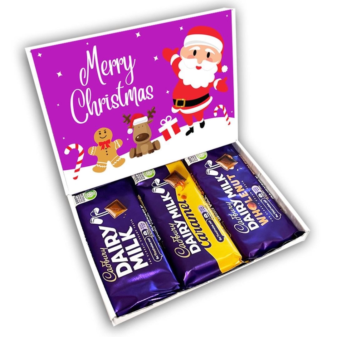Cadbury Dairy Milk Caramel and Wholenut Chocolate Bars Gift Etsy