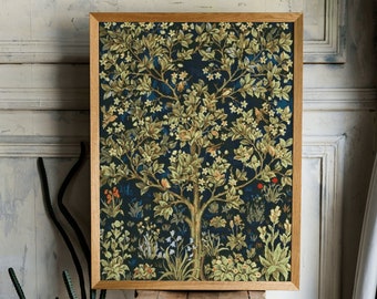 Tree Of Life By William Morris  Cross Stitch Pattern , Famous Paintings ,X Stitch  , Instant Download , Pdf  Format