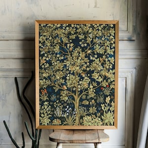 Tree Of Life By William Morris  Cross Stitch Pattern , Famous Paintings ,X Stitch  , Instant Download , Pdf  Format