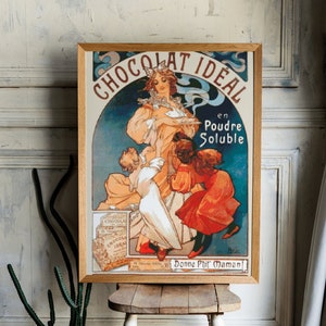 Alphonse Mucha Cross Stitch Pattern , Vintage Poster , Famous Paintings X Stitch , Instant Download , Digital File , Pdf Art Nouveau