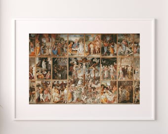 Life Of Jesus Cross Stitch Pattern , Pdf , X Stitch Chart , Instant Download , Digital File , Christian Icon , Religious