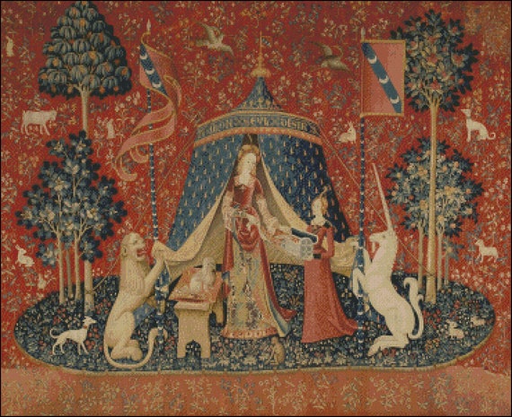 The Lady and the Unicorn Cross Stitch Pattern X Stitch Chart