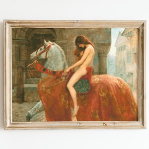 Lady Godiva Kreuzstichmuster , John Collier , X-Stich , Pdf , Klassische Kunst , Mittelalterliche Malerei