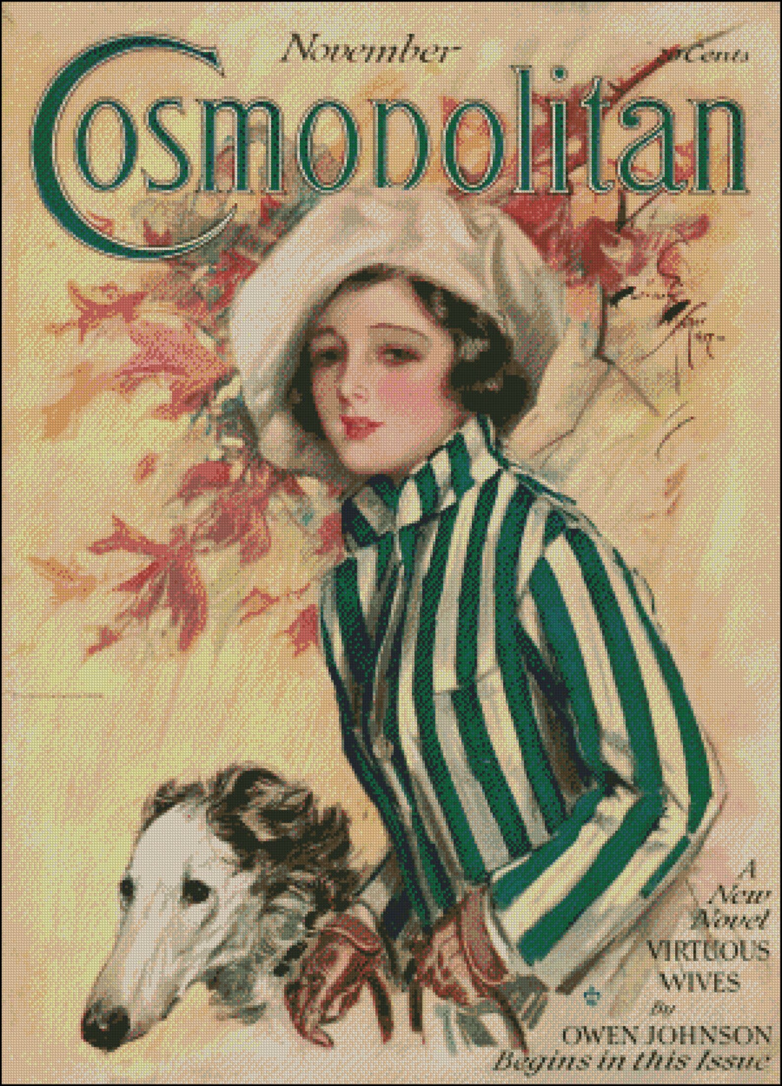 Old Magazine Cover Cross Stitch Pattern X Stitch Instant - Etsy