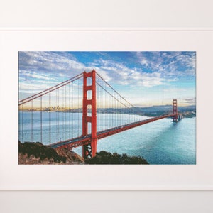 Golden Gate Bridge Cross Stitch Pattern , San Francisco , Instant Download ,PDF