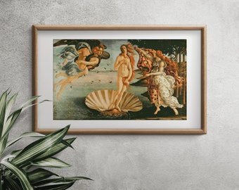 The Birth Of Venus Cross Stitch Pattern , Sandro Botticelli , Instant Download , Digital File , Famous Paintings