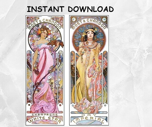 Moet Lady in Pink Gown by Alfons Maria Mucha Counted Cross Stitch Pattern Moet Lady in Pink Gown by Alfons Maria Mucha Counted Cross Stitch Pattern