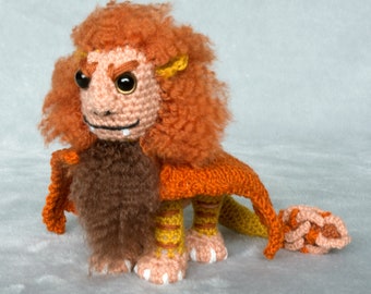 Amigurumi Crochet Craft Kit - Dungeon & Dragons - Manicore, DIY Digital Pattern PDF