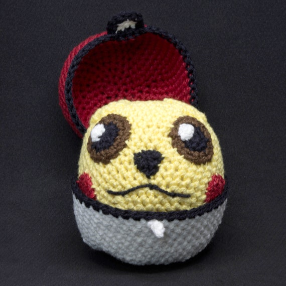 Amigurumi DIY Craft Kit Pokemon Pikachu Pokeball Crochet Etsy