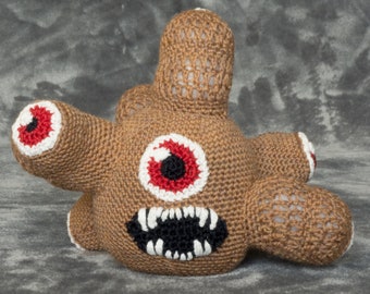 Amigurumi DIY Craft Kit - Dungeon & Dragons - Beholder, Crochet pattern digital PDF