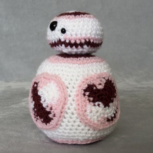 Amigurumi Crochet Toy Kit - Star Wars - BB8 - Pink, Digital Pattern PDF ...