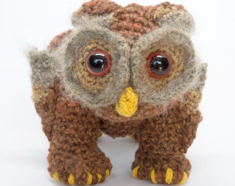 Amigurumi DIY Craft Kit - Dungeon & Dragons - Owl Bear, Crochet pattern digital PDF