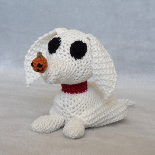 Amigurumi Crochet Toy DIY Craft Kit - Nightmare Before Christmas - Zero, Digital Pattern PDF