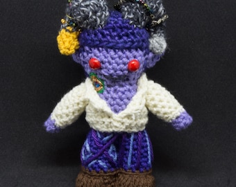 Amigurumi Crochet Doll DIY Kit - Critical Role - Mollymauk, Digital Pattern PDF