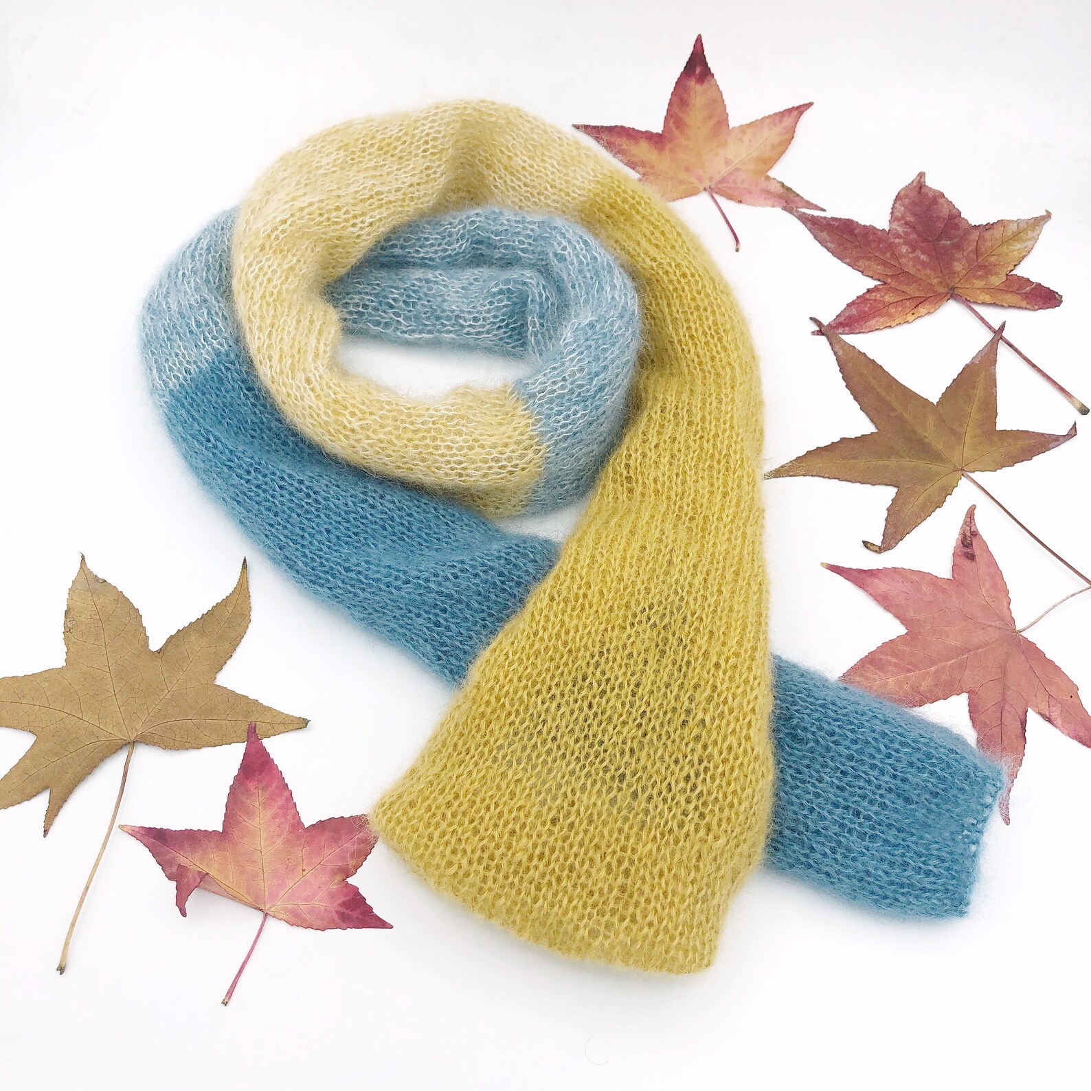 KNITTING PATTERN Autumn Bruma Scarf & Snood // Cowl // Knit Etsy