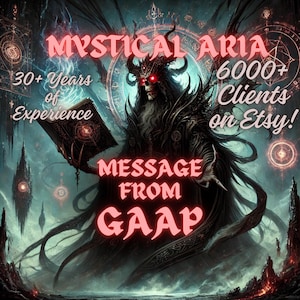 Mensaje canalizado de Gaap por Mystical Aria Carta canalizada directa, Carta de la deidad, Lectura del demonio