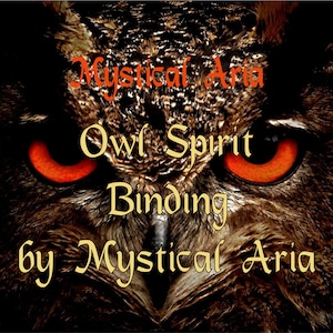 Owl Spirit Binding - Owl Totem Animal Attunement Spirit Animal
