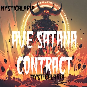 Ave Satana Contract - Metafysisch contract met Satan voor al je wensen en verlangens