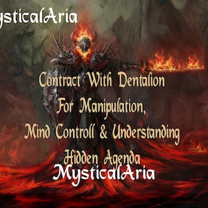 Contract With Dantalion For Manipulation, Mind Control & Understanding Hidden Agenda