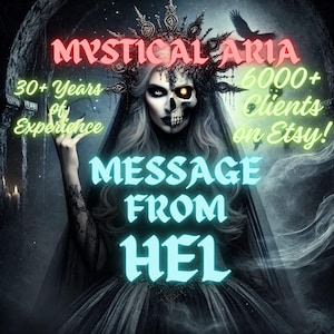 Channelte Nachricht von Göttin Hel durch Mystical Aria kanalisierter Buchstabe
