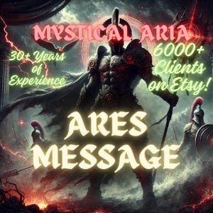 Mensaje canalizado del dios de la guerra Ares por Mystical Aria Wisdom Carta canalizada