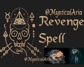 Revenge Spell - Karma Spell - Retribution/ Hex/Voodoo/Black Magic/Justice
