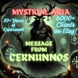 Mensaje canalizado de Cernunnos por Mystical Aria Carta canalizada directa de una deidad