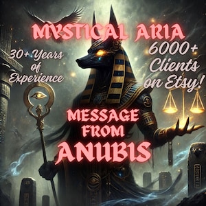 Mensaje canalizado del dios egipcio Anubis por Mystical Aria Carta canalizada directa