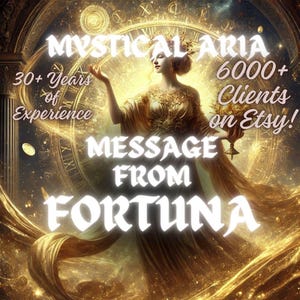 Channelte Nachricht von Göttin Fortuna durch Mystical Aria kanalisierter Buchstabe