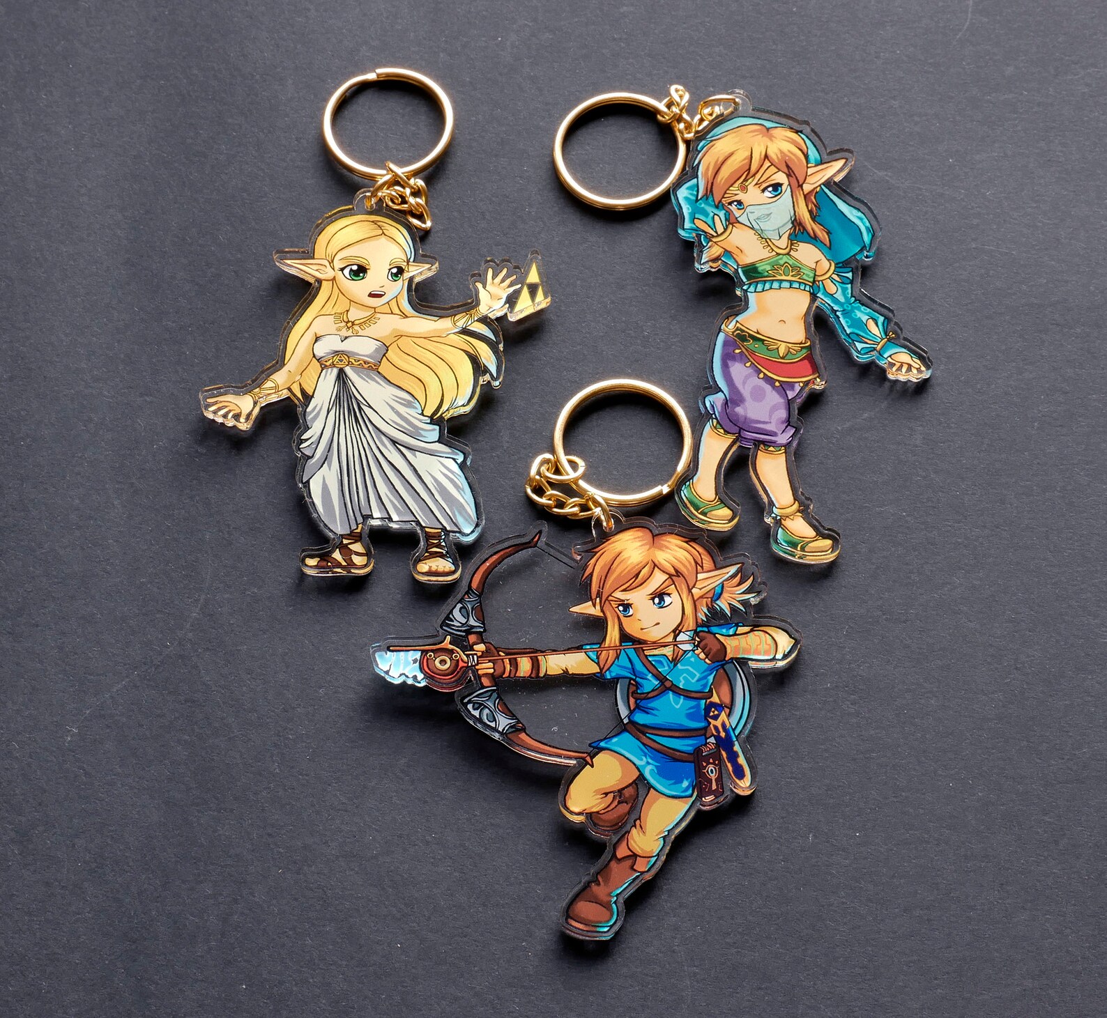 Link Gerudo Link and Zelda Legend of Zelda Breath of the Wild Etsy