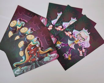 Pearl and Marina, splatoon 2, A5 Prints with 2 variations