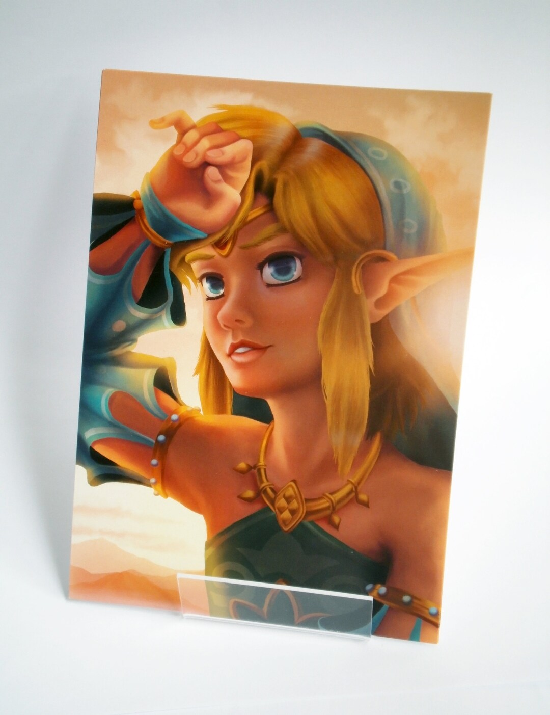 Gerudo Link Legend of Zelda Breath of the Wild Art Print A5 Etsy
