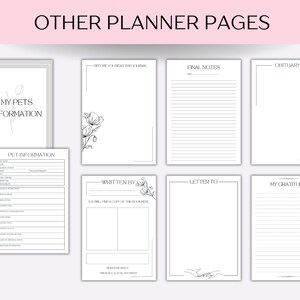 End of Life Planner Printable, Emergency Binder, Death Planner, Life ...