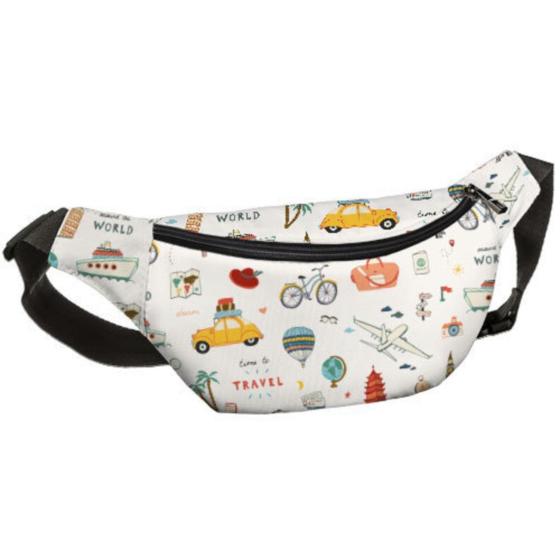 Waist Belt Pack White Belt Bag Small for Women Festival Bag Canvas Shell Belt Bag Belt Fanny Back Bag