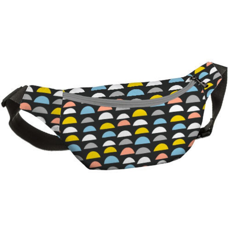 Waist Belt Pack White Belt Bag Small for Women Festival Bag Canvas Shell Belt Bag Belt Fanny Back Bag