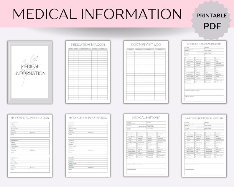 End of Life Planner Printable, Emergency Binder, Death Planner, Life ...