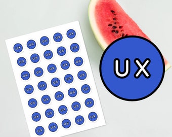 Tech Meetup Role Sticker -- UX (User Experience Designer)
