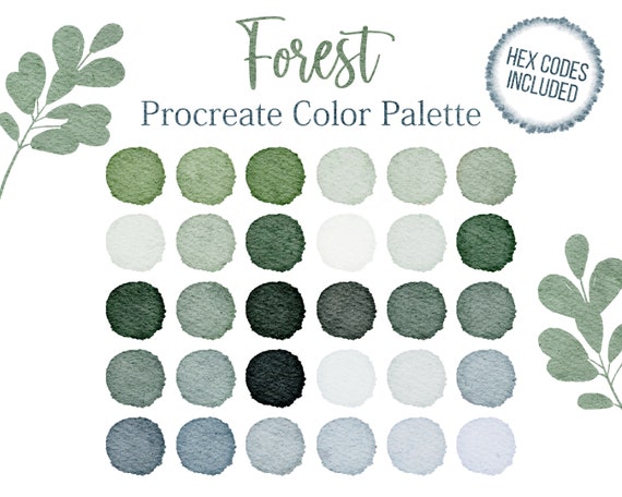 RUSTIC PROCREATE Color Palette Hex Codes Brown Tan Green -  Canada