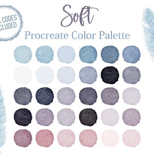 Pastel Colors Procreate Swatch File Beige Palette Neutral Soft Color Tones Hex Codes Blue Color Palette Rose Colors Procreate