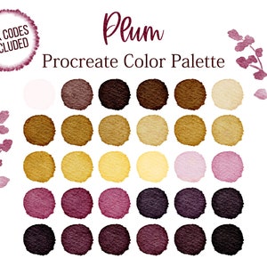 Plum Violet Palette Procreate Colors