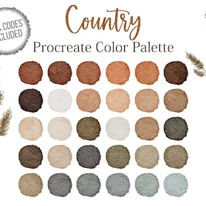 Brown Procreate Palette Green, Country Tones Palette, Earth Colour Palette, Colors Procreate, Procreate Palette, Grey Beige Color Palettes