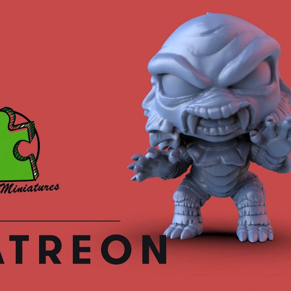 Creature from the Black Lagoon, Chibi Figurine by Celia Miniatures, Suitable for 28-32mm Tabletop Gaming or Dioramas!