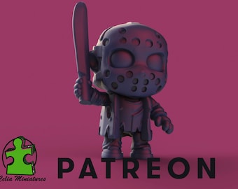 Terror Vol 2 Chibi Figurines by Celia Miniatures, Suitable for 28-32mm Tabletop Gaming or Dioramas and cute addition to any collection
