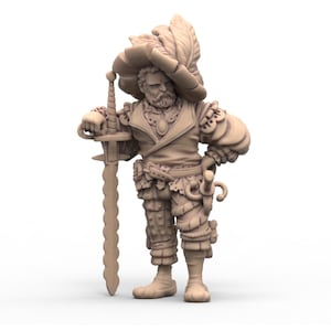 Landsknecht for 28mm to 32mm and 54mm scale tabletop wargaming, dioramas and fantasy football, Lain Lovecract Design
