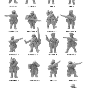 Russian Red Army Infantry Forces for WW2 Games and Dioramas. Available in 15 and 28mm Scale for Popular Tabletop Wargames Sold Individually
