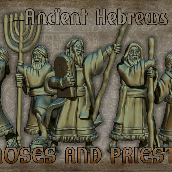 28mm Ancient Bronze Age Hebrew Miniatures Etsy