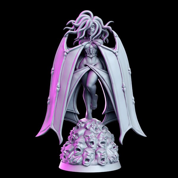 Salanith, 32mm scale figurine for tabletop miniature gaming based on dark fantasy JRPG