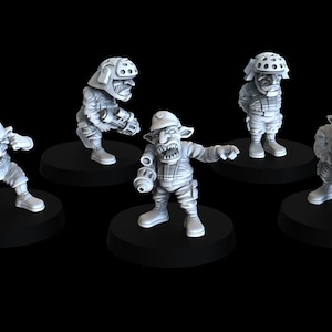 Star WAAAGH Space Goblins, Sculpted by JoshButin3D, Available individually or in saver sets, comes in 32mm and 54mm scale!
