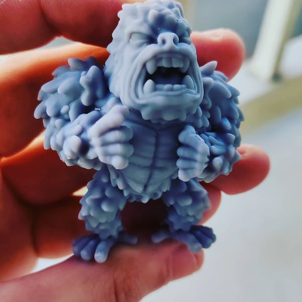 King Kong Chibi Figurine by Celia Miniatures, Suitable for 28-32mm Tabletop Gaming or Dioramas!